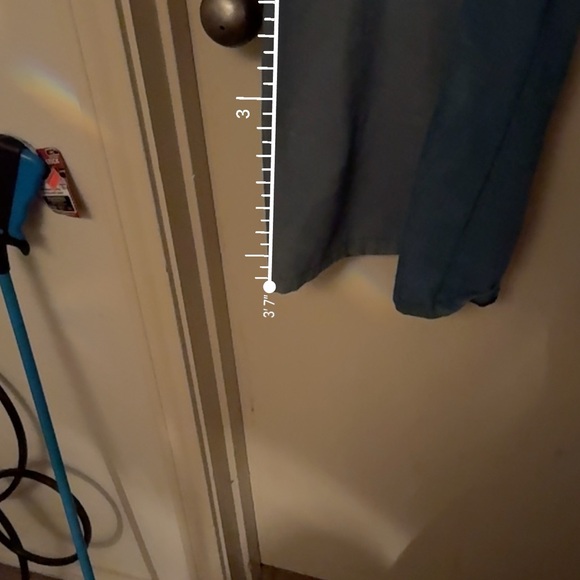 70’s inspired wide leg window pane jeans - Picture 5 of 6